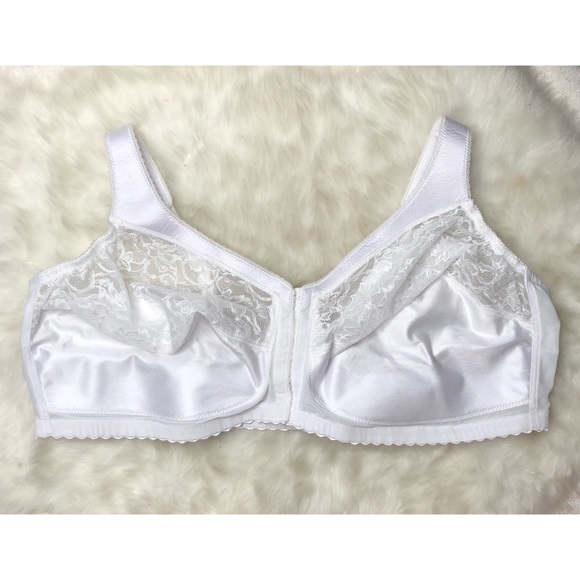 Glamorise MagicLift White Bra Plus Size 54E NEW - Picture 11 of 12